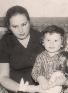 Michael Laitman- żona i syn, 1976 r.