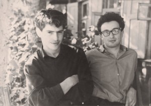 Michael Laitman z przyjacielem w wieku 14 lat